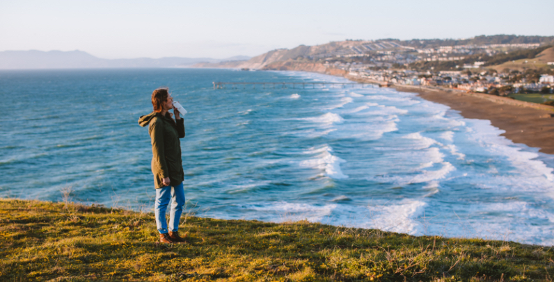 panorama ocean femme